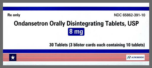 Ondansetron 8 mg Tablet Blister Pack 30 Tablets  .. .  .  